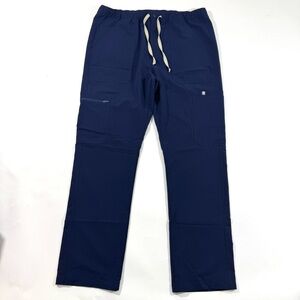 Figs Cairo Cargo Scrub Pants Blue Size XL Medical Uniform